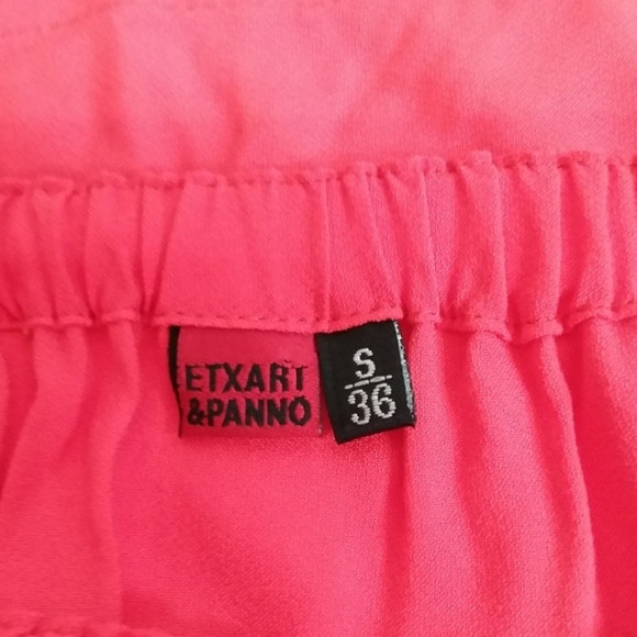 Etxart & Panno Pink Lounge Shift Midi Dress with Pockets Size S - Picture 2 of 4